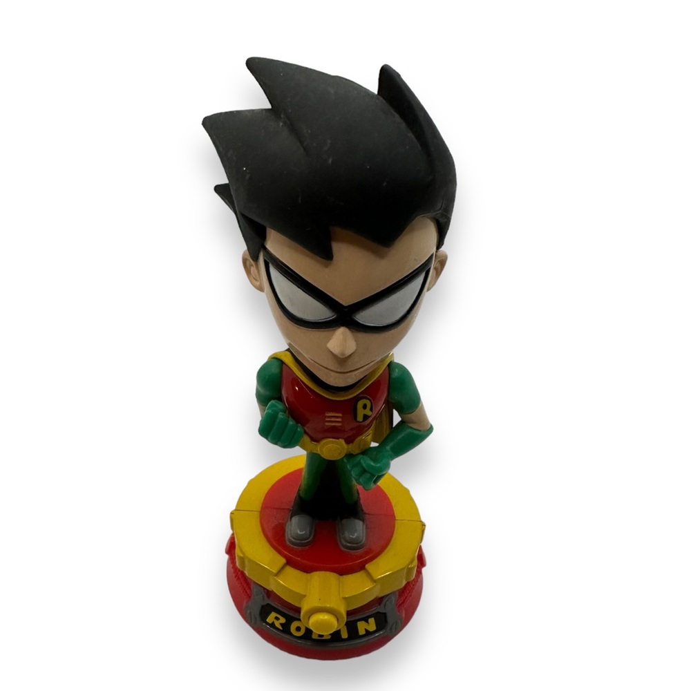 Vintage Teen Titans Robin Electronic Bobblehead with Voice and Motion 2005 Y2K